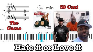 How to play The Game ft. 50 Cent - Hate it or Love it (PIANO TUTORIAL) G# Minor/ Ab minor screenshot 4