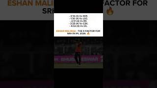 Eshan Malinga - The X factor for SRH in IPL 2026💀🥶 l #ipl2026 #srhvsdc #viratkohli