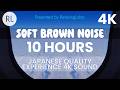 ​[Official/4K]Deep Sleep Brown Noise(10H)Airplane Cabin Sound by Nemureru Noise©/ADHD/InsomniaRelief