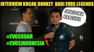 INTERVIEW KOCAK DONKEY DI M1 MOBILE LEGENDS TOURNAMENT