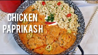 How to make Chicken Paprikash, Tejfölös csirkepaprikás nokedlivel  #stew #hungarian #recipe