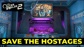 How to Save the Hostages (On the Trail of the Traitor) | The Outer Worlds 2