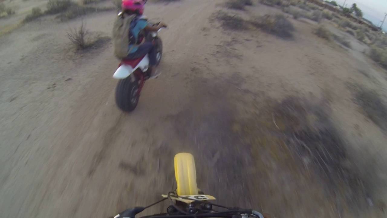 Dirt bike riding with my 9 year old daughter YouTube