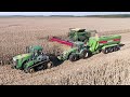 Deere porn  xxl corn harvest in france  100ha  28 rows  hard conditions