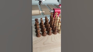 Nymolabs NBX-5040 4th Axis Rotary Module for Chess Processing Display #diy  #cnc  #woodwork