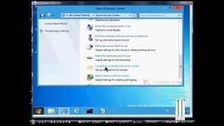 How to turn on visual notification for sounds in Microsoft Windows Server 2012 screenshot 2