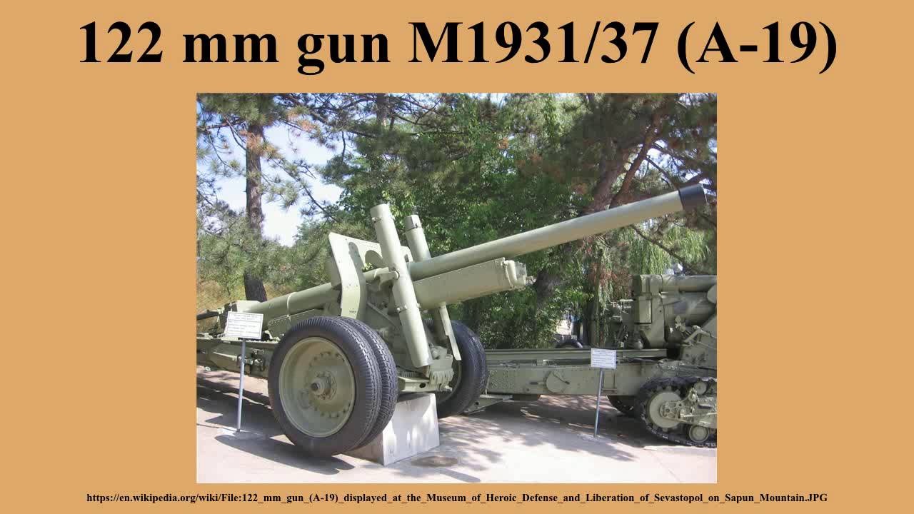 122 mm gun M1931/37 (A-19)