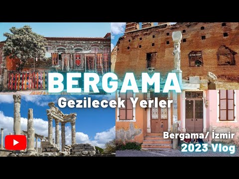 Bergama Gezilecek Yerler 2023 Vlog #türkiye #gezilecekyerler #gezisi #gezivlog #bergama #pergamon