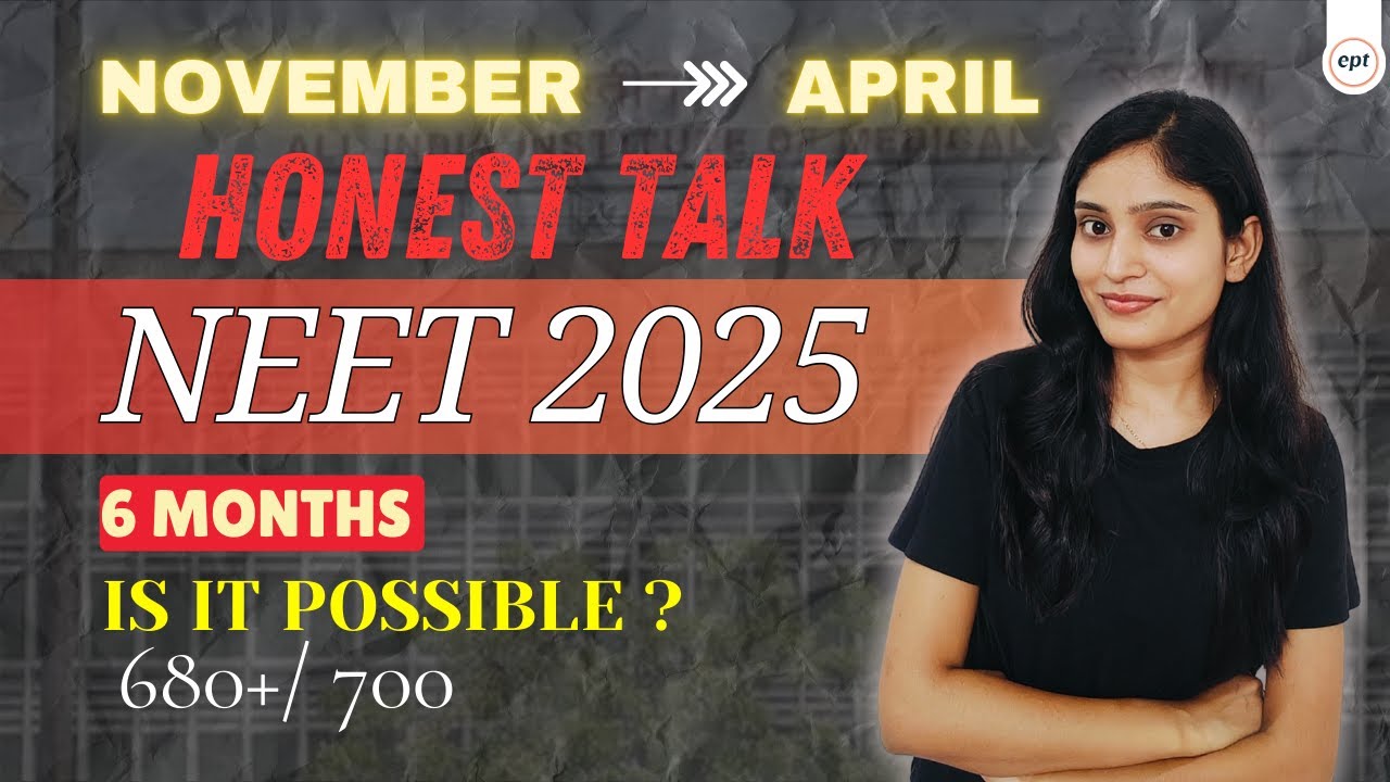 Can you crack NEET in 6 months | roadmap to get 680+ marks | NIDHI ...