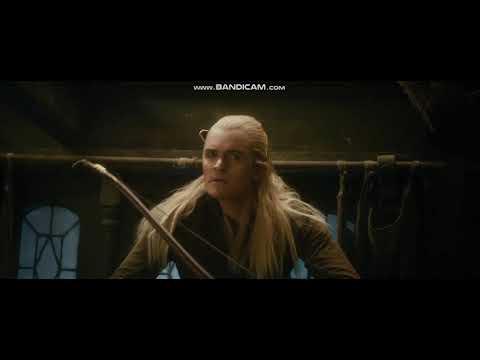 The Hobbit: The Desolation of Smaug - Legolas and Tauriel Scene