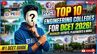 DCET 2026 Aspirants Must Watch! 🎯 Top Engineering Colleges in Karnataka