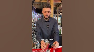 Bartending tricks! How to free-pour 🧉 #bartender #bartending #bartendingskills