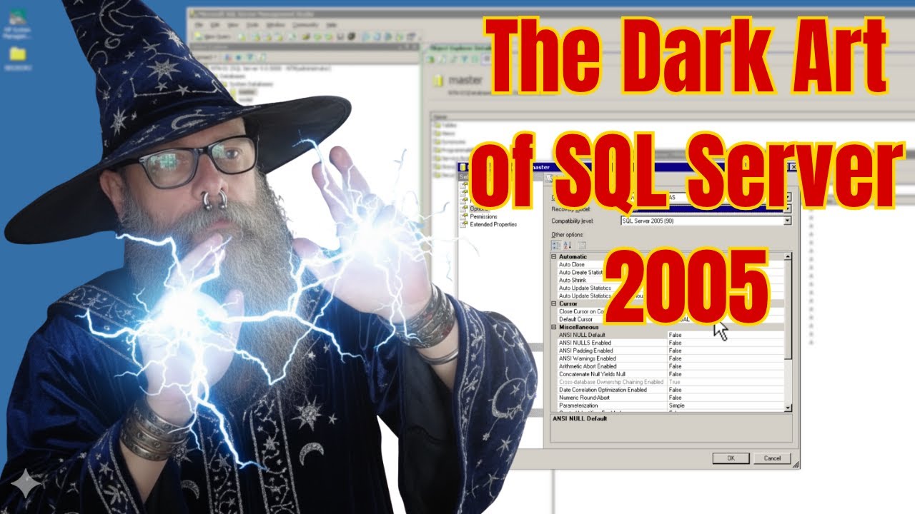 Conjuring the Ancient Power of SQL Server 2005 - YouTube