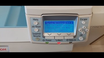 Replace Maintenance Kit B | Ricoh Aficio SP 8200DN | Reset Fuser PM Counter | SOLVED #Shorts