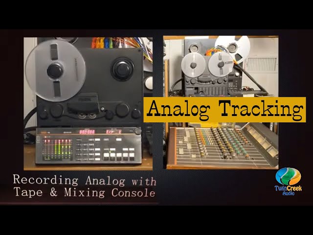 Recording Analog with Tape and Mixing Console 