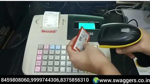 How To Use Barcode Scanner In DP1500 Billing Machine
