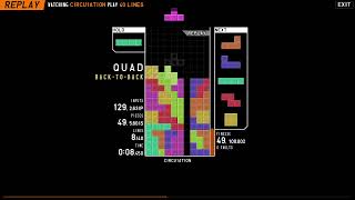 tetr.io 40lines new personal best 18.138s