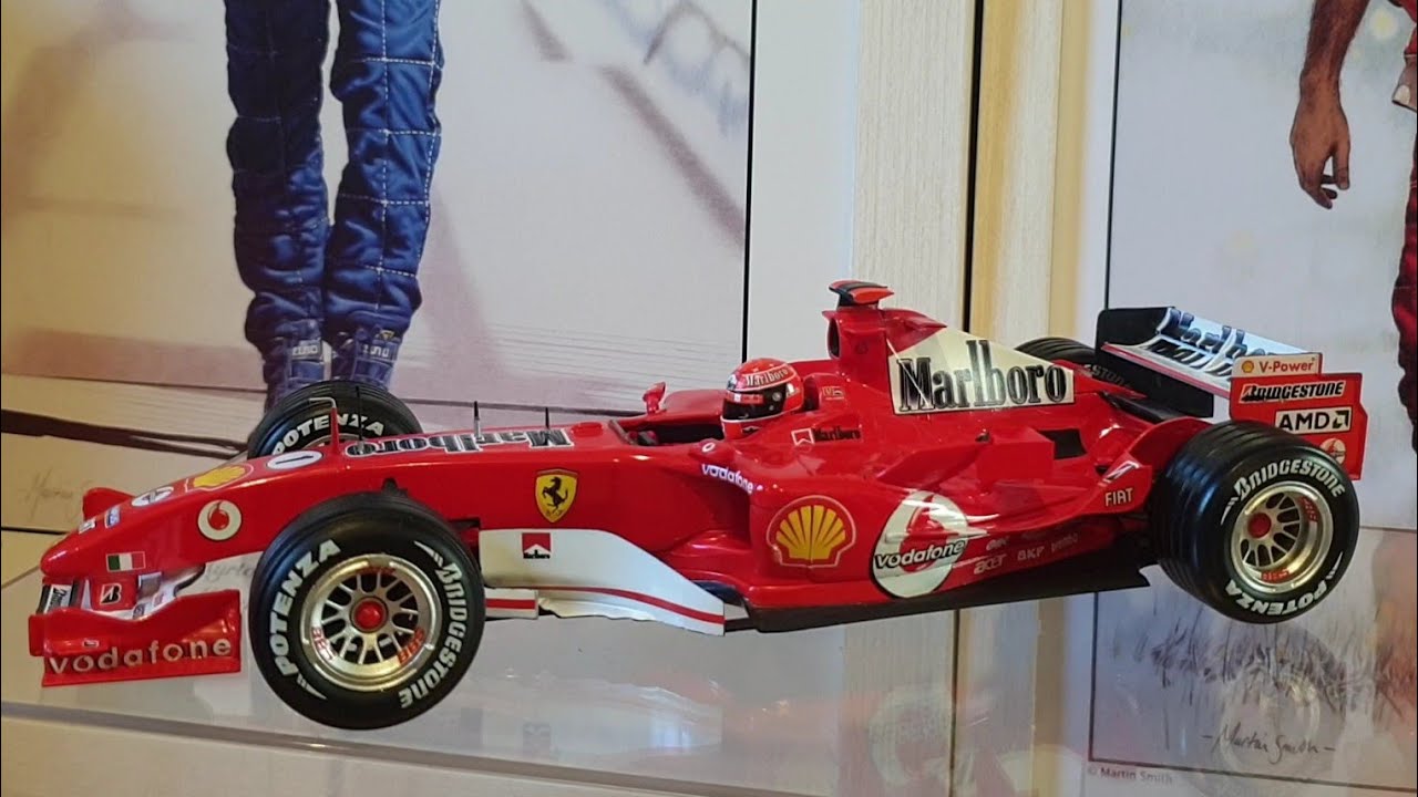 1/18 Michael Schumacher 2005 San Marino GP - Marlboro Ferrari F2005 - Hotwheels F1 Diecast Review