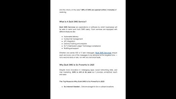 Bulk SMS & Bulk SMS Services  The Ultimate Marketing Tool for 2025