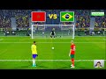 MOROCCO vs BRAZIL - Penalty Shootout 2023 | Neymar vs Morocco | eFootball PES Gameplay