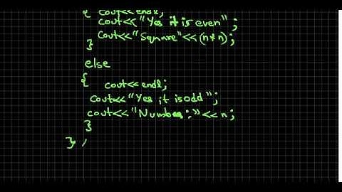 C++ PROGRAM (Square if number is even) {MUST WATCH}