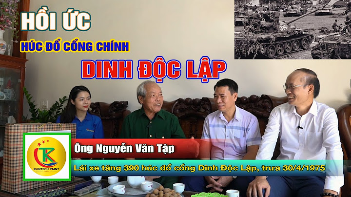 Xe tăng nào húc đổ cổng chính dinh độc lập năm 2024