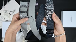 Dior Belt leather Unboxing dhgate