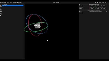 Hypah Game Engine - Gui and gizmo test