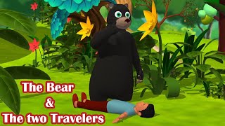 The bear and the two friends | The bear and the travelers | Best Aesop Fables