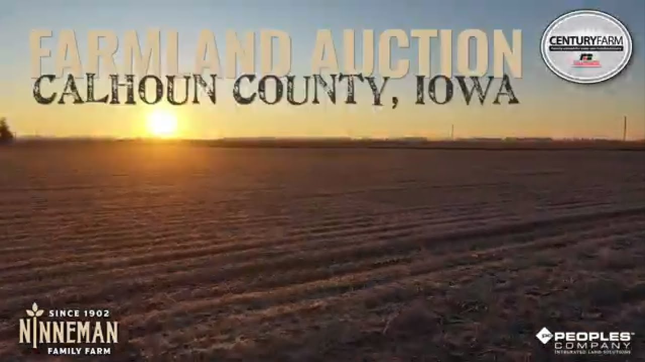 167.04 Acres M/L Farmland Auction Calhoun County, IA YouTube
