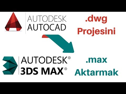 Autocad&rsquo;den 3Ds Max&rsquo;e çizim dosyası nasıl aktarılır? (Import) Türkçe mimari modelleme eğitimleri