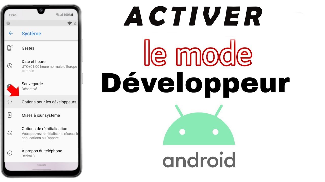 Comment activer le mode développeur sur Android - YouTube