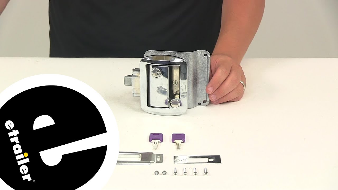 etrailer | Checking Out the Global Link RV Entry Door Locking Latch Kit with Keyed Alike Option