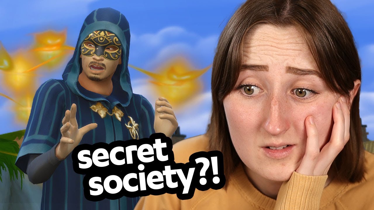 You can join a SECRET SOCIETY in The Sims 4: Discover University?!