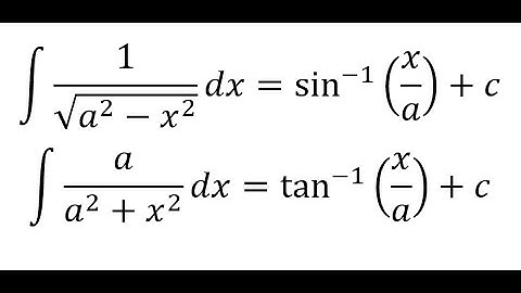 Integration of circular functions