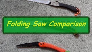 Folding Saw Comparison