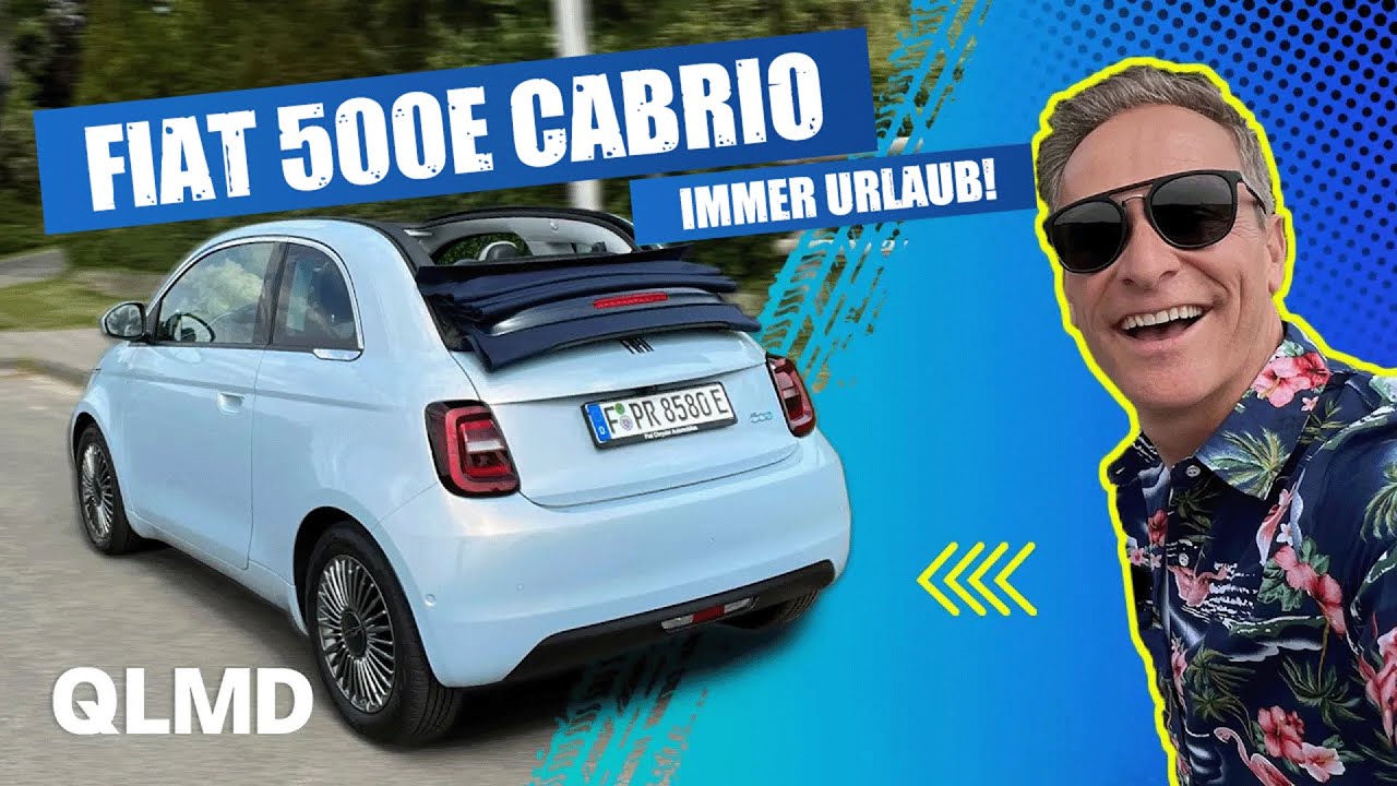Fiat 500e Cabrio | Immer Urlaub ☀️ Ikone als Elektroauto | Matthias Malmedie