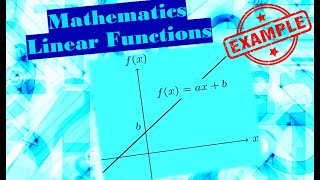 Grade 10 Mathematics: Linear Functions Example 2020