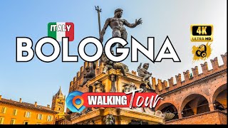 Exploring Bologna [North Italy 🇮🇹] City Walking Tour 4K