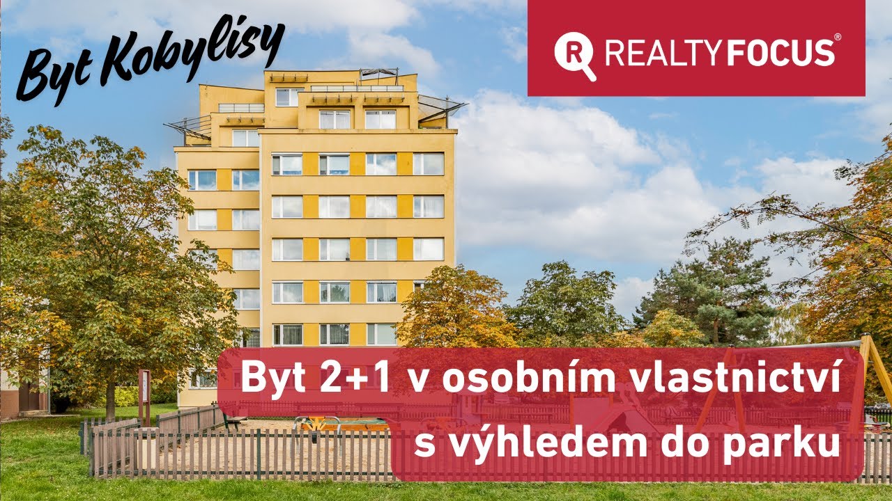 Byt v Kobylisích s výhledem do parku | FPV Drone | REALTY FOCUS