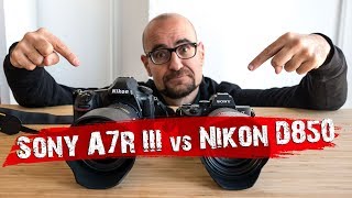 Sony A7R III vs Nikon D850. ¡La comparativa del año!