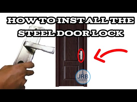 Video: Het slot op een metalen voordeur vervangen: een stapsgewijze handleiding, tips en trucs