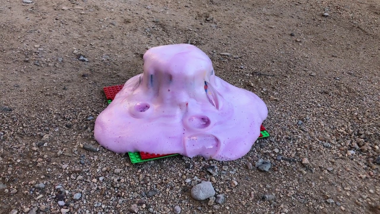 LEGO Volcano Eruption Science Project