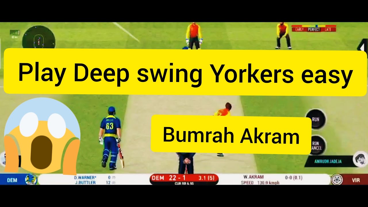 How to play Deep swinging yorkers of Bumrah & Wasim Akram in Real ...