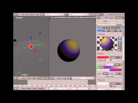 41- Blender - Materiais Ramp