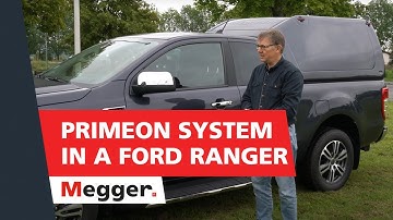 Off-road with the Ford Ranger cable fault location system from Megger