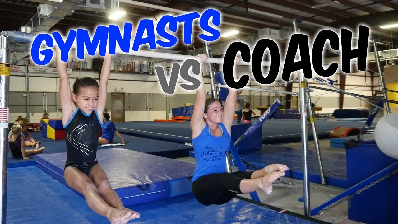 Gymnasts VS Coach Gymnastics Competition Rachel Marie