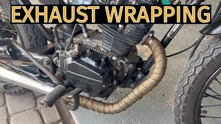 How to Wrap an Exhaust Pipe by Turners Workshop 504 views 6 months ago 9 minutes, 36 seconds