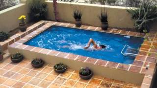 Small Space garden swimming pools YouTube