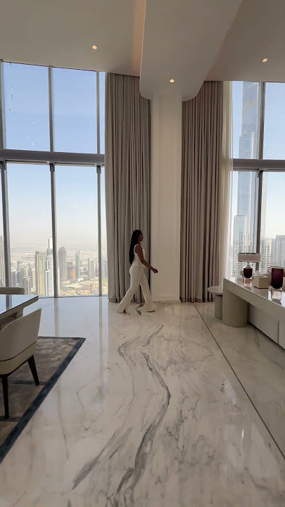 $19,000,000 Penthouse with the VIEW Of THE WORLDS TALLEST BUILDING! #luxuryrealestate